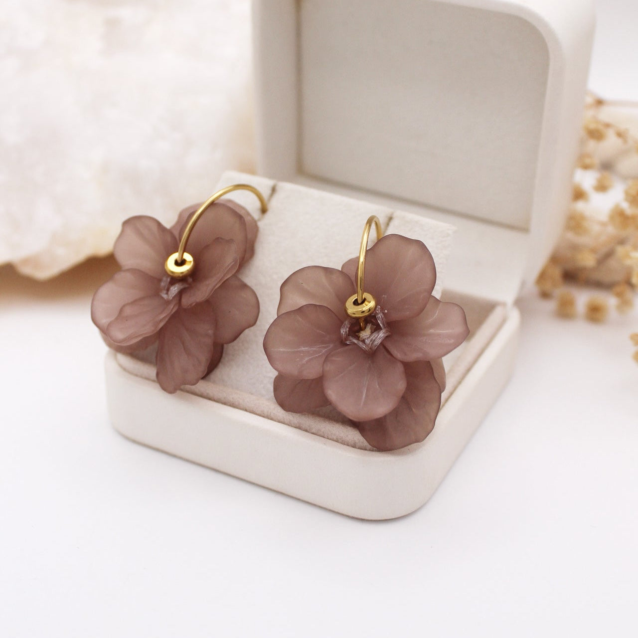 Lilith Stud Earrings - Púrpura