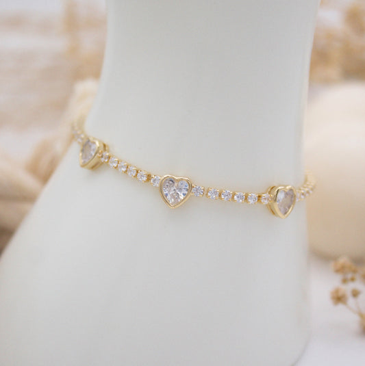 Leyla Heart Bracelet