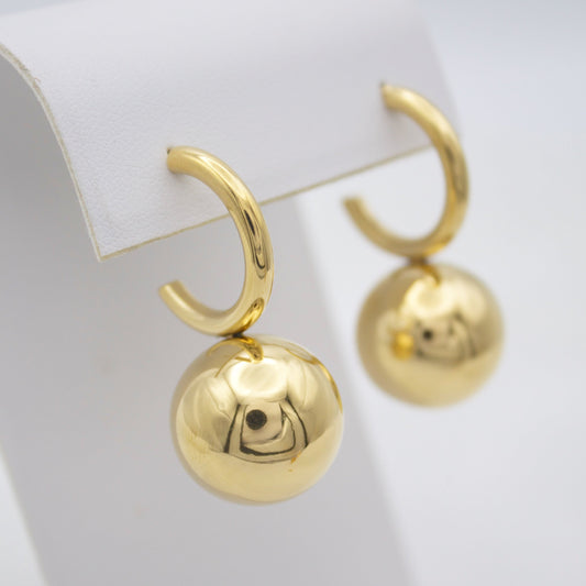 Magda Gold Stud Earrings