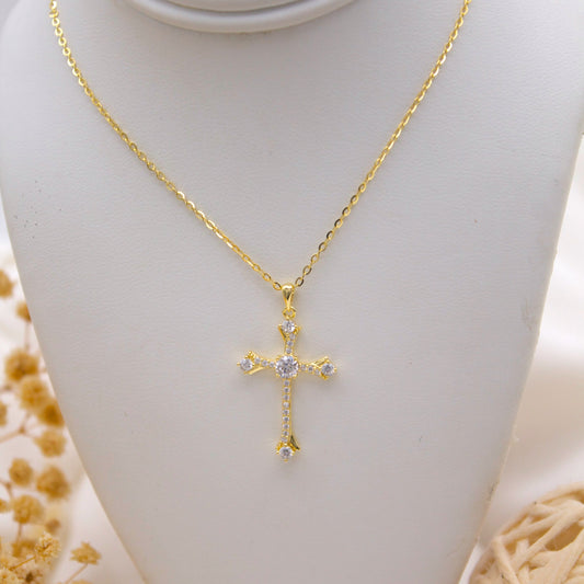 Ebenezer Cross Necklace
