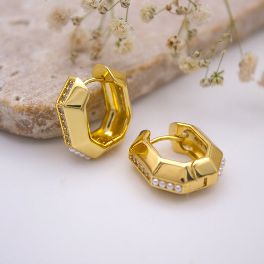Nerina Huggie Earrings