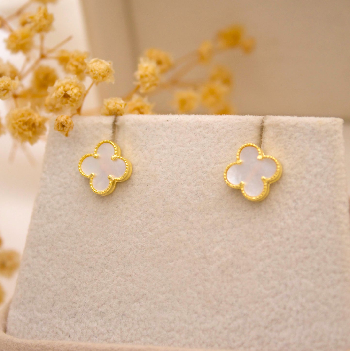 Nehira Clover Stud Earrings