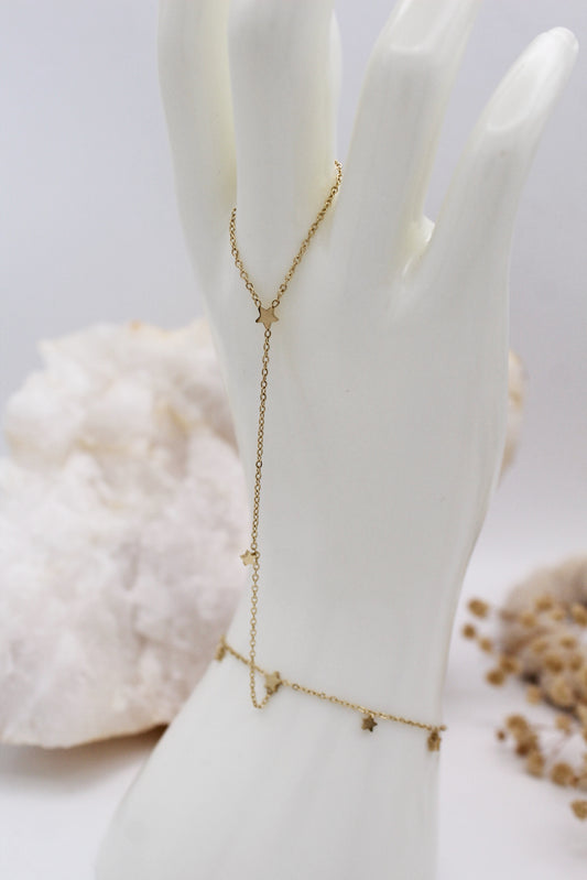Dainty Stars Hand Chain