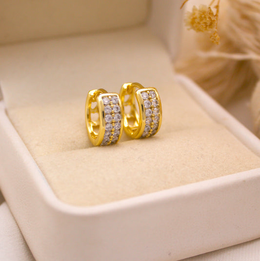 Alina Huggie Earrings