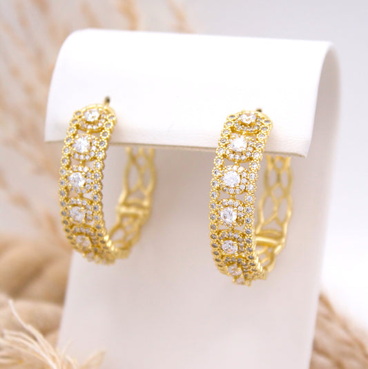 Stella Hoop Earrings