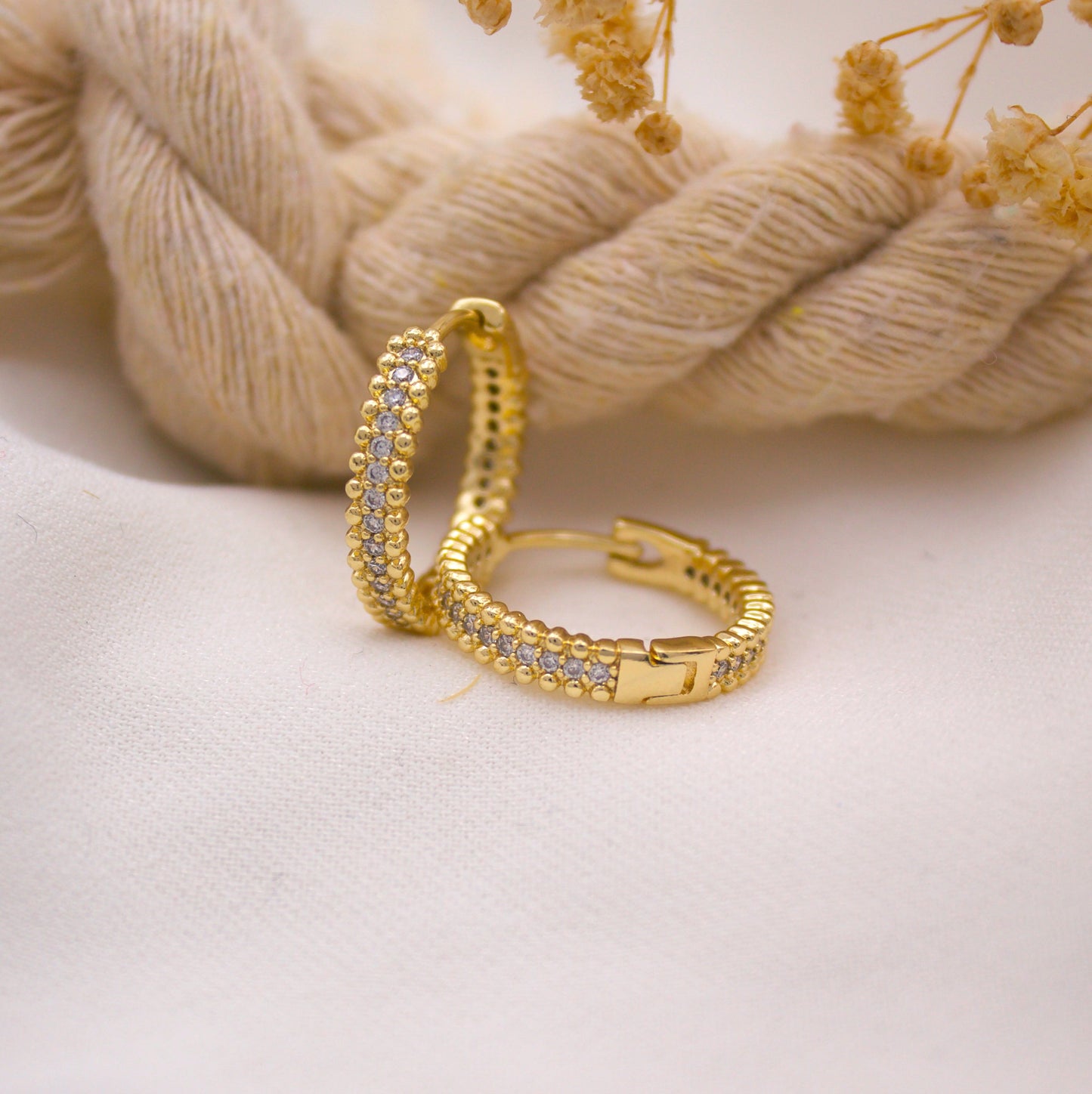 Dalina Huggie Earrings