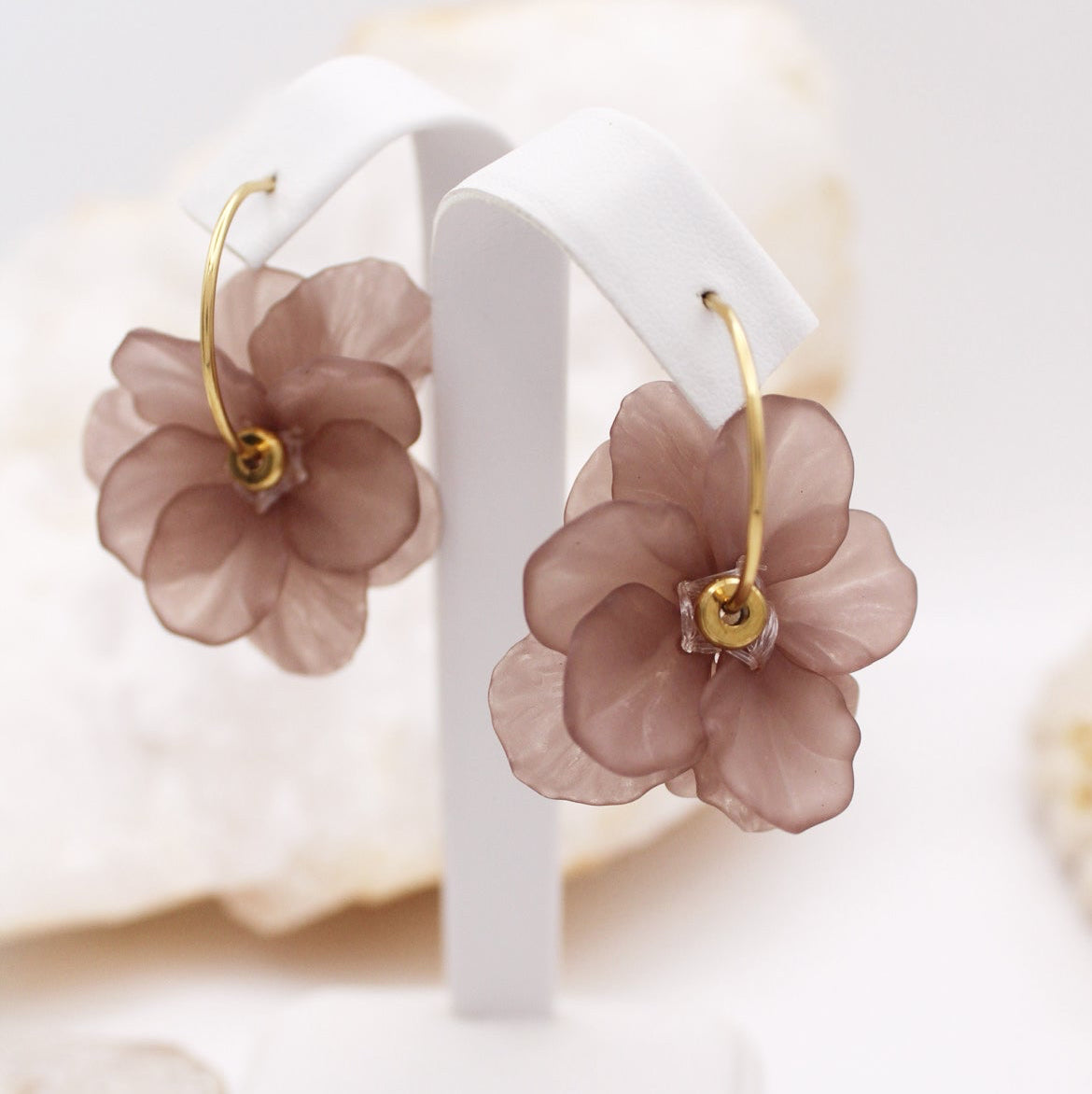 Lilith Stud Earrings - Púrpura