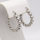 Dala Balines Silver Hoop Earrings