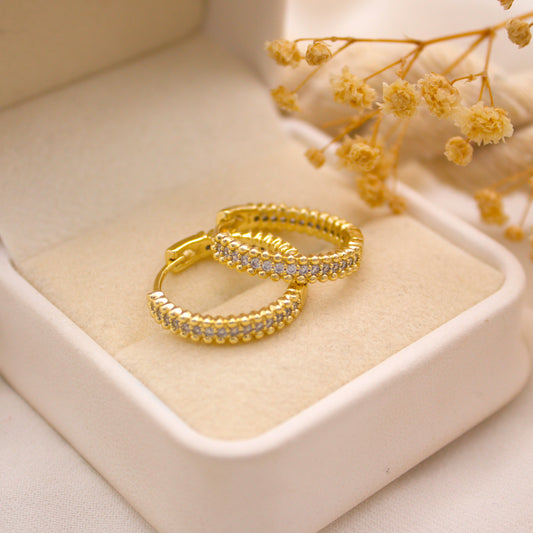 Dalina Huggie Earrings