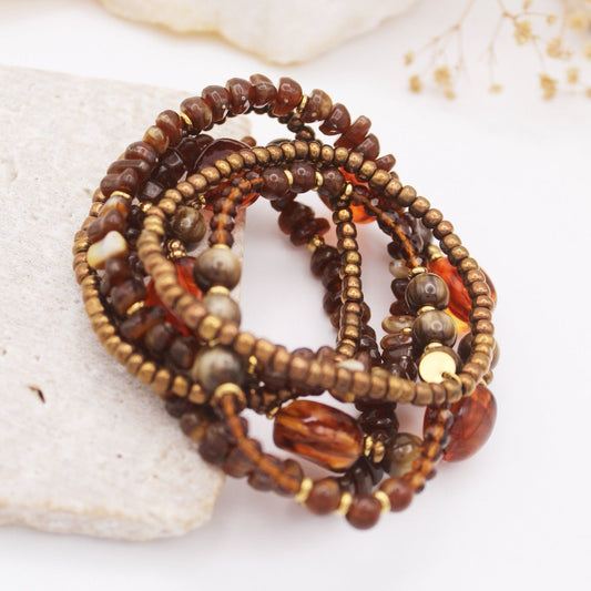 Leticia Bracelets - Cafe