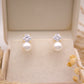 Arora Pearl Huggie Earrings
