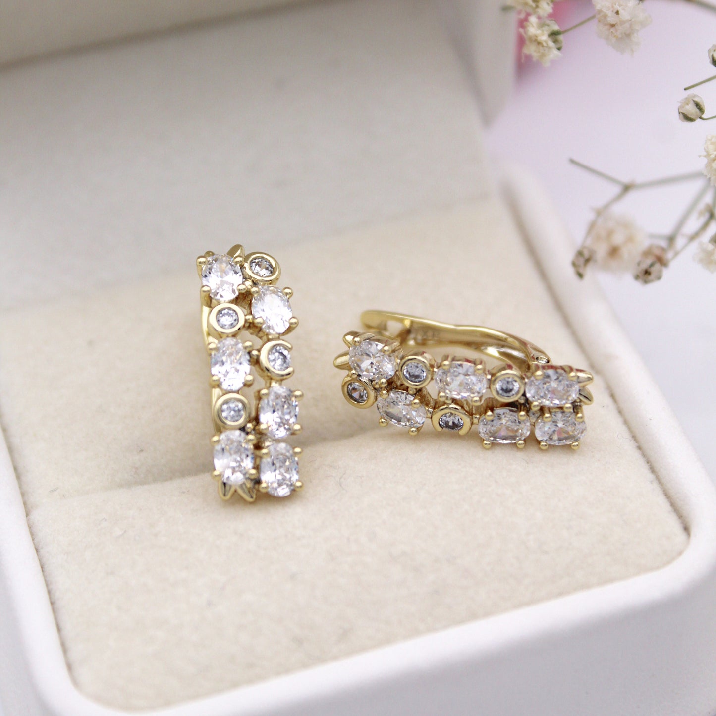 Soraya Huggie Earrings