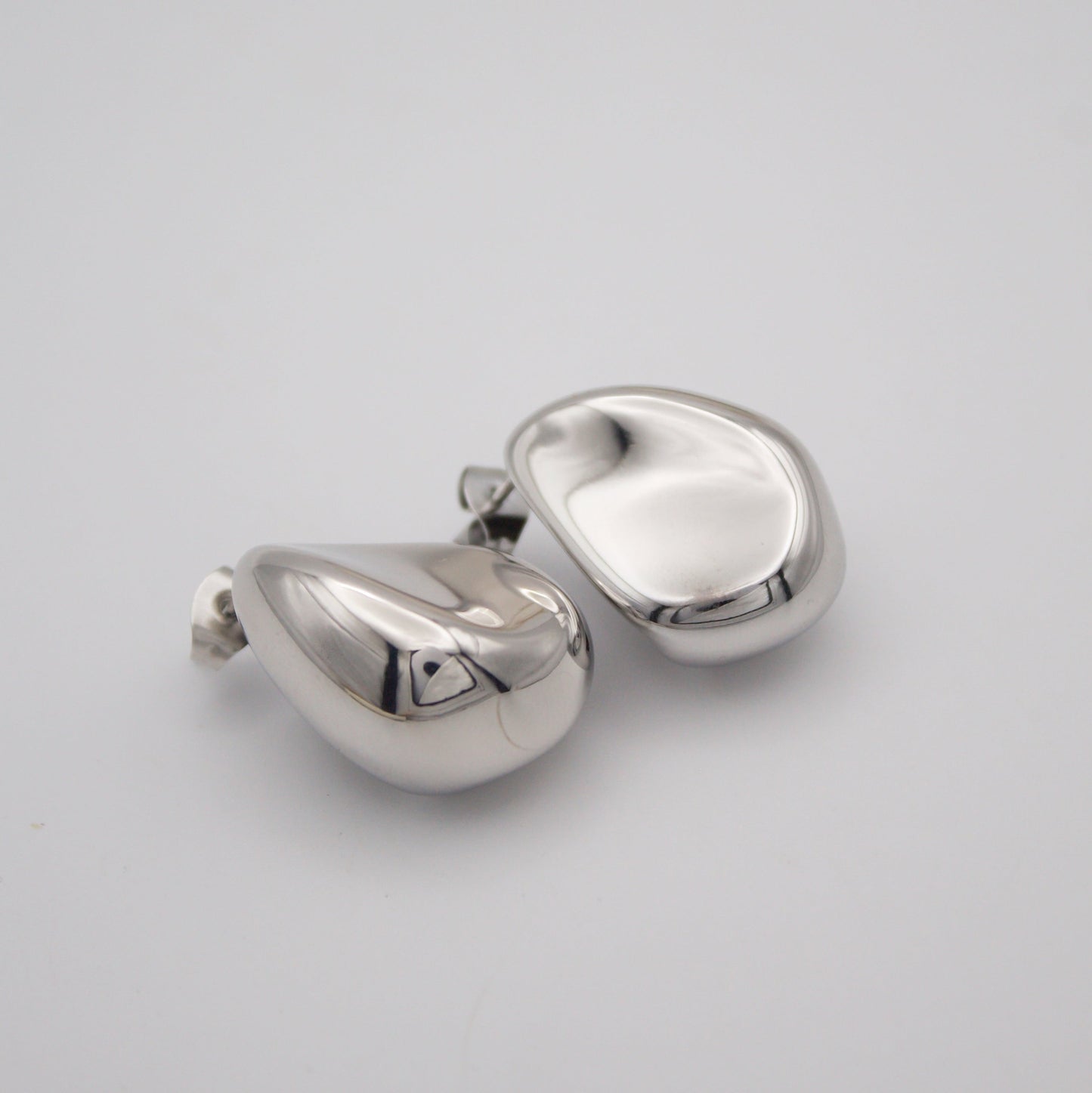 Albany Silver Stud Earrings