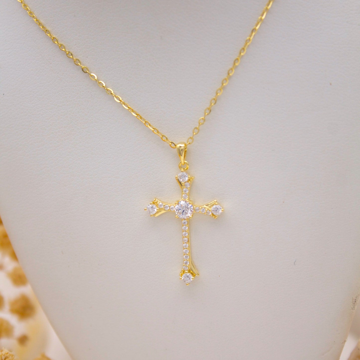 Ebenezer Cross Necklace