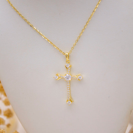 Ebenezer Cross Necklace