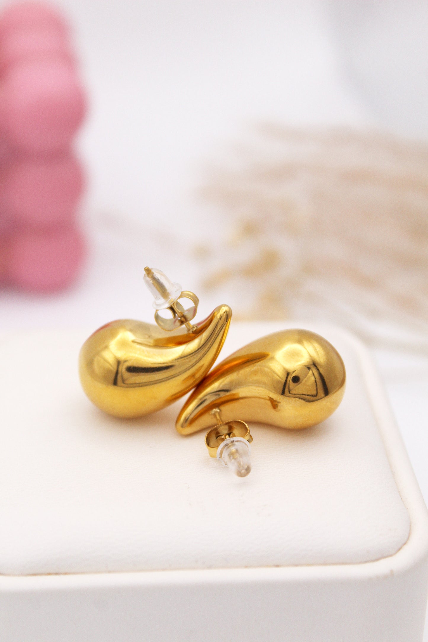 Saveria Gold Drop Earrings