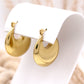 Gloria Hoop Gold Earrings
