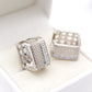 Kralice Silver Huggie Earrings