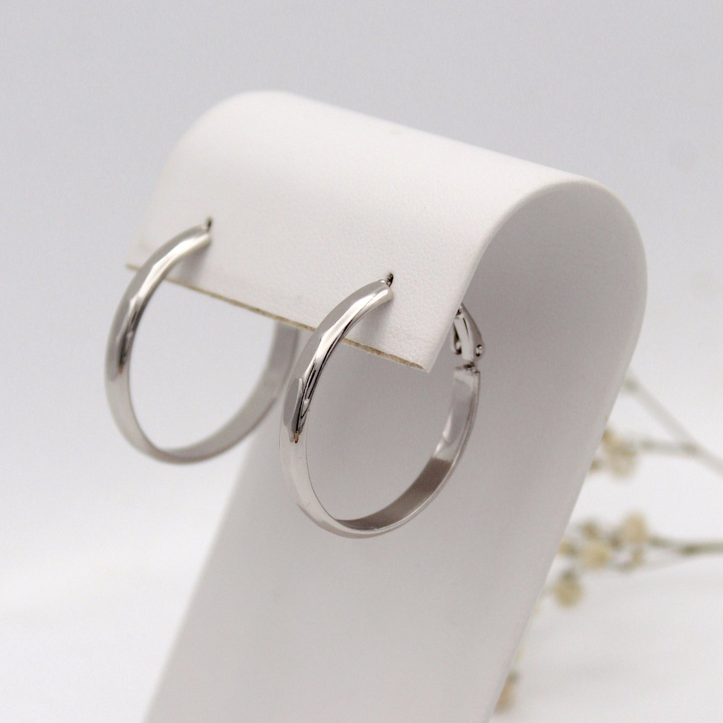 Minia Silver Hoop Earrings