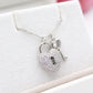 Livia Silver Heart Necklace