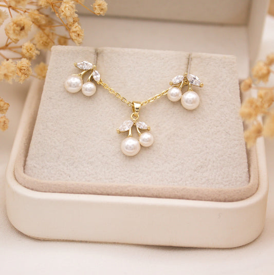 Sweet Cherry Jewelry Set