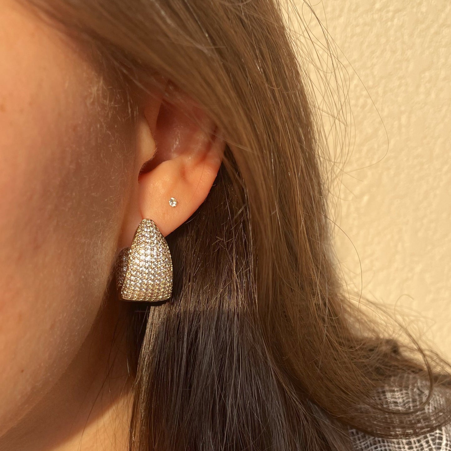 Giannina Gold Hoop Earrings