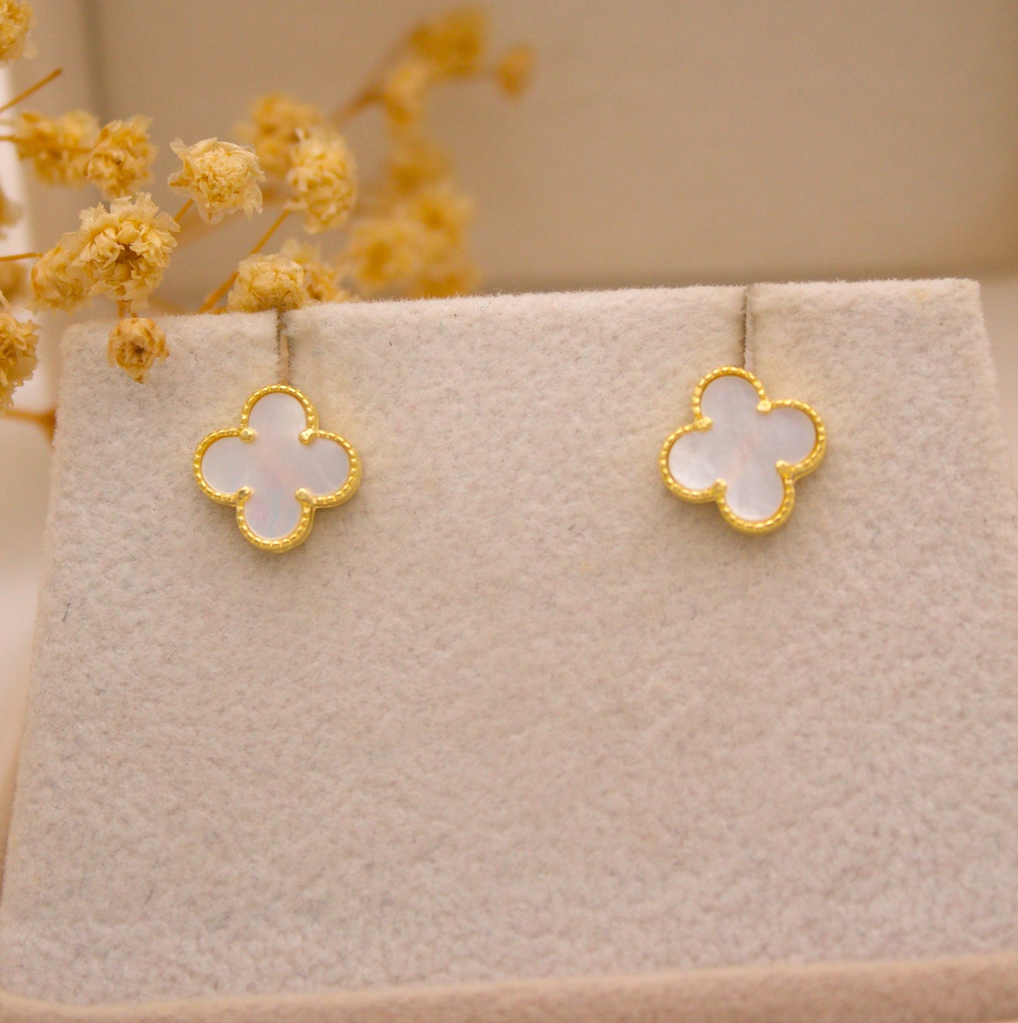 Nehira Clover Stud Earrings