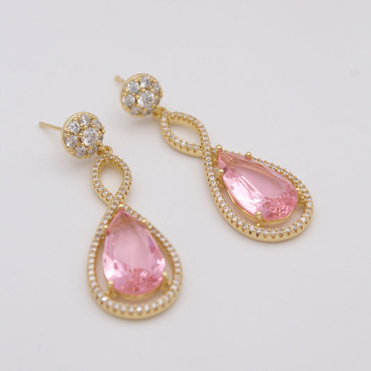 Kaori Pink Stud Earrings