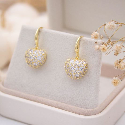 Jasmin Heart Earrings