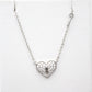 Cherylin Silver Heart Necklace