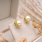 Willa Pearl Huggie Earrings