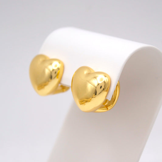 Euphemia Hoop Gold Earrings