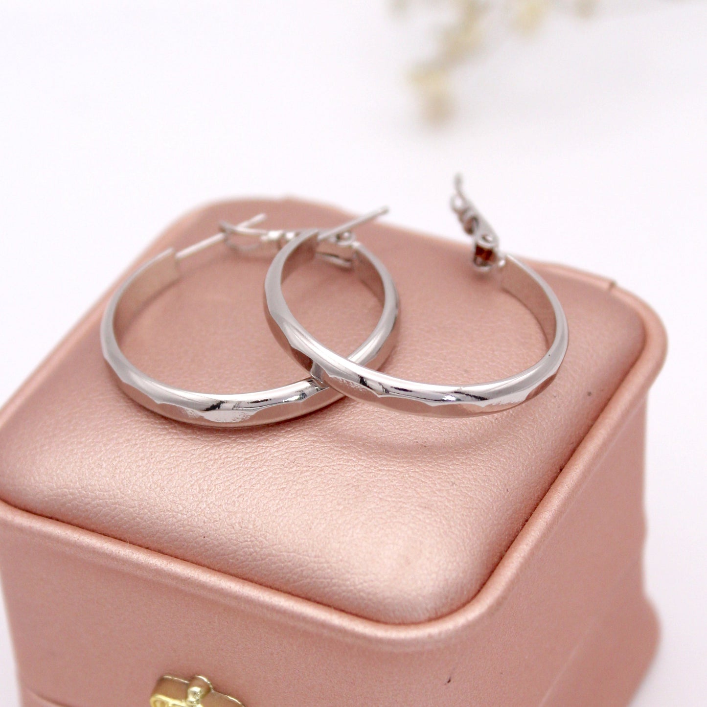 Minia Silver Hoop Earrings