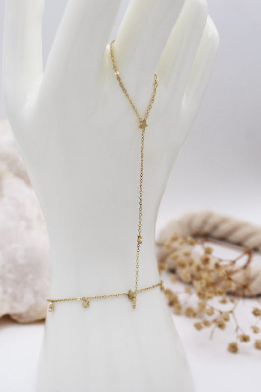 Dainty Stars Hand Chain