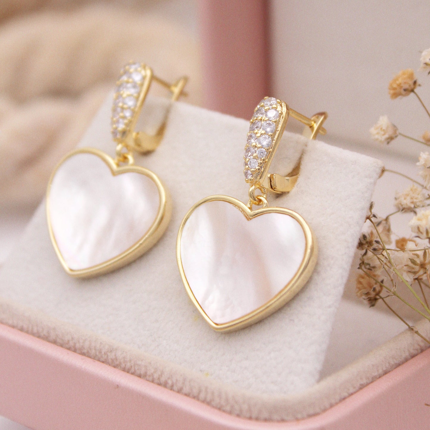 Dafne Heart Earrings