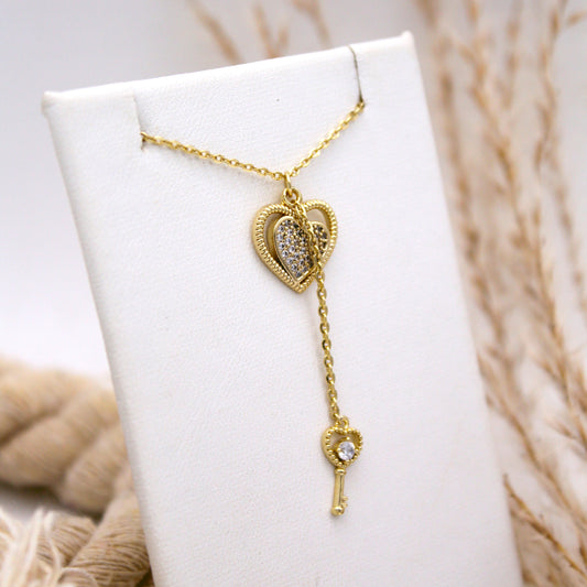 Lock Heart Necklace