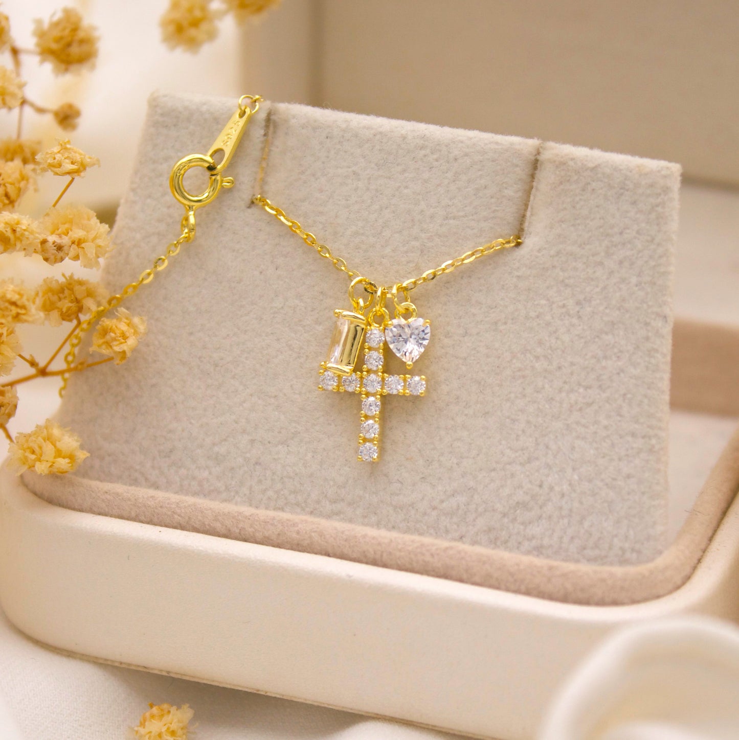 Lilia Cross Necklace