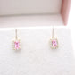 Aimar Pink Stud Earrings