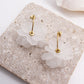 Lilith Stud Earrings - Blanco