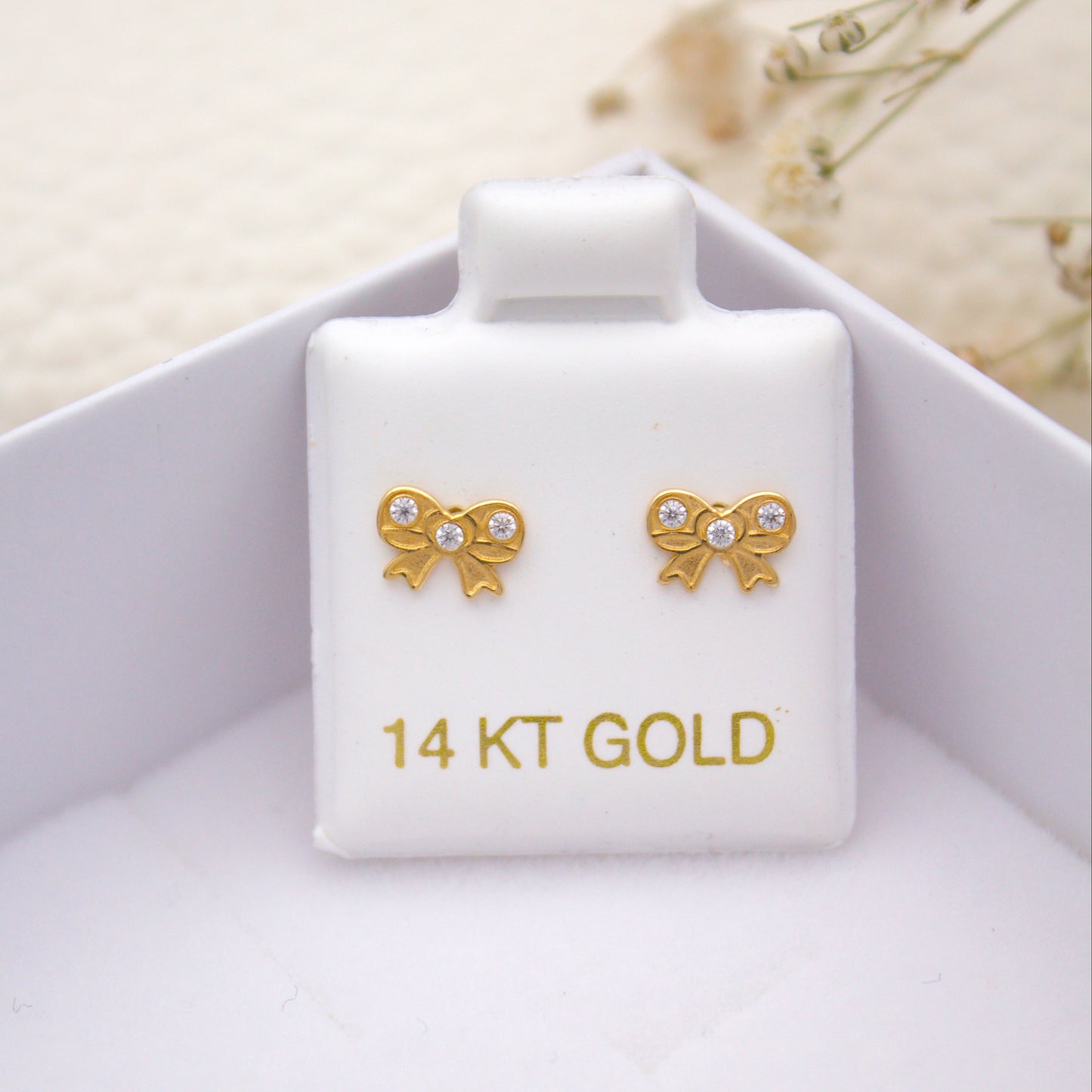 Chonguito Screwback Piercings 14KT