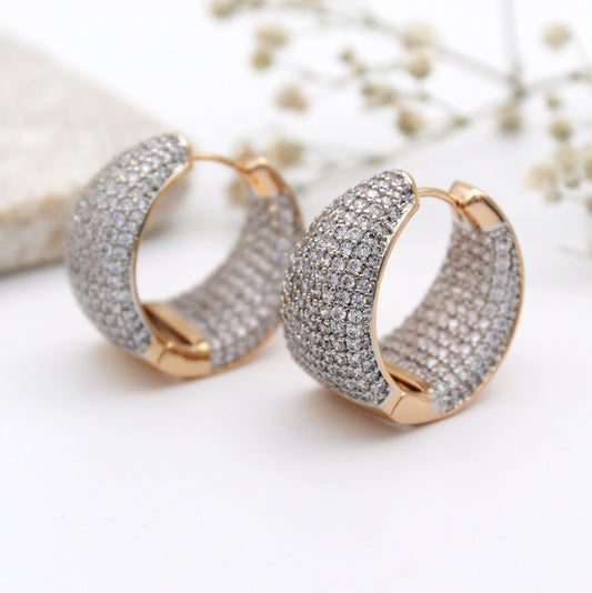 Giannina Silver Hoop Earrings