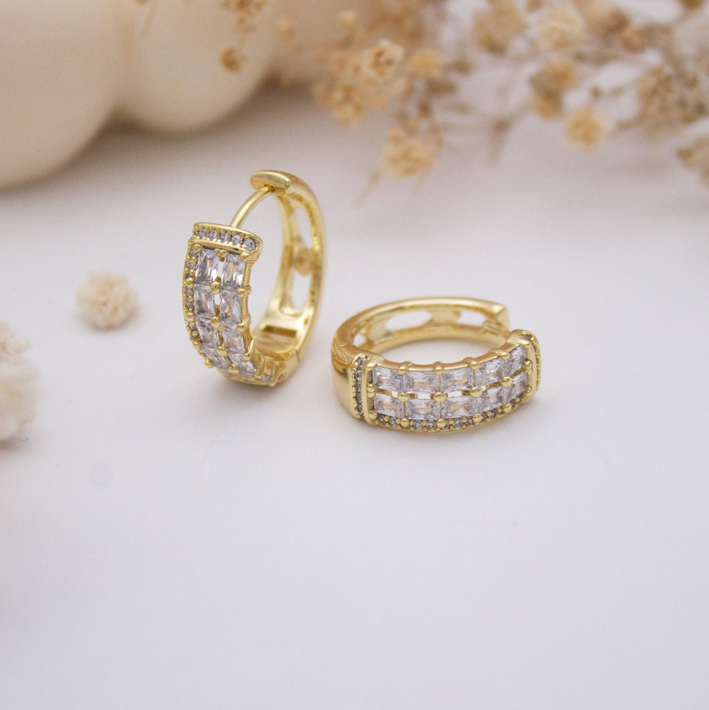 Aylin Huggie Earrings
