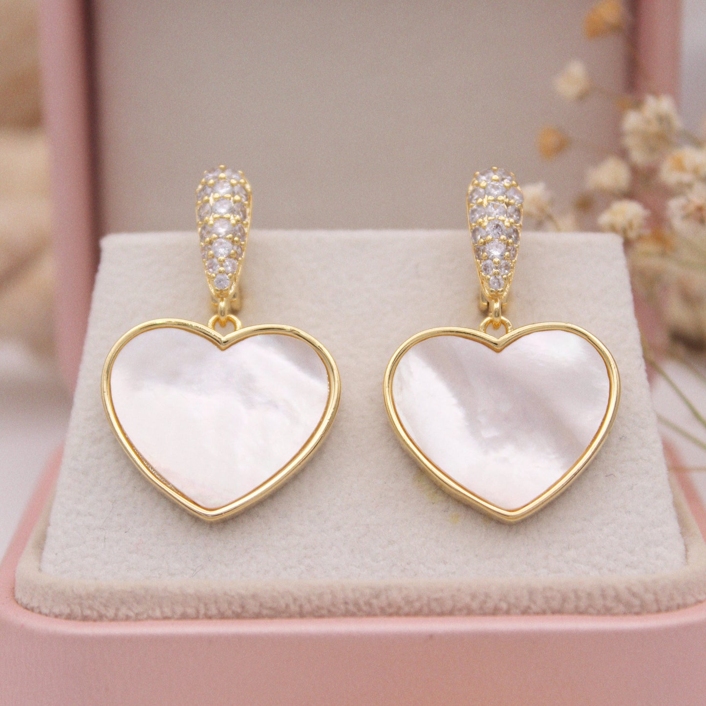 Dafne Heart Earrings