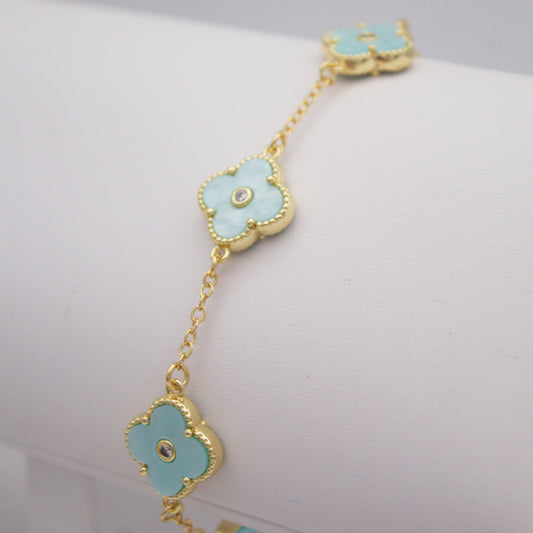 Suzette Clover Bracelet - Azul