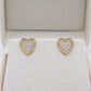 Kari Heart Stud Earrings