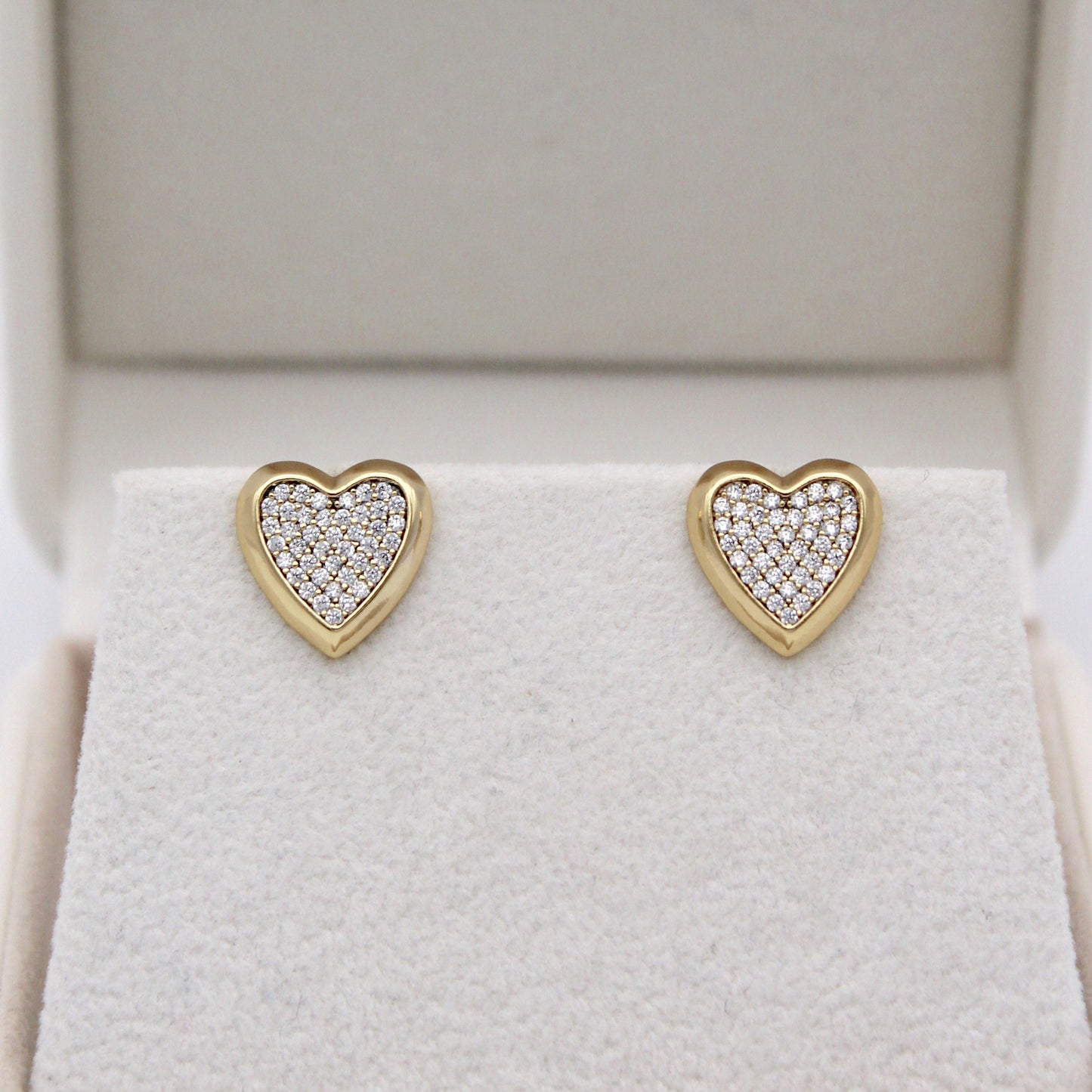 Kari Heart Stud Earrings