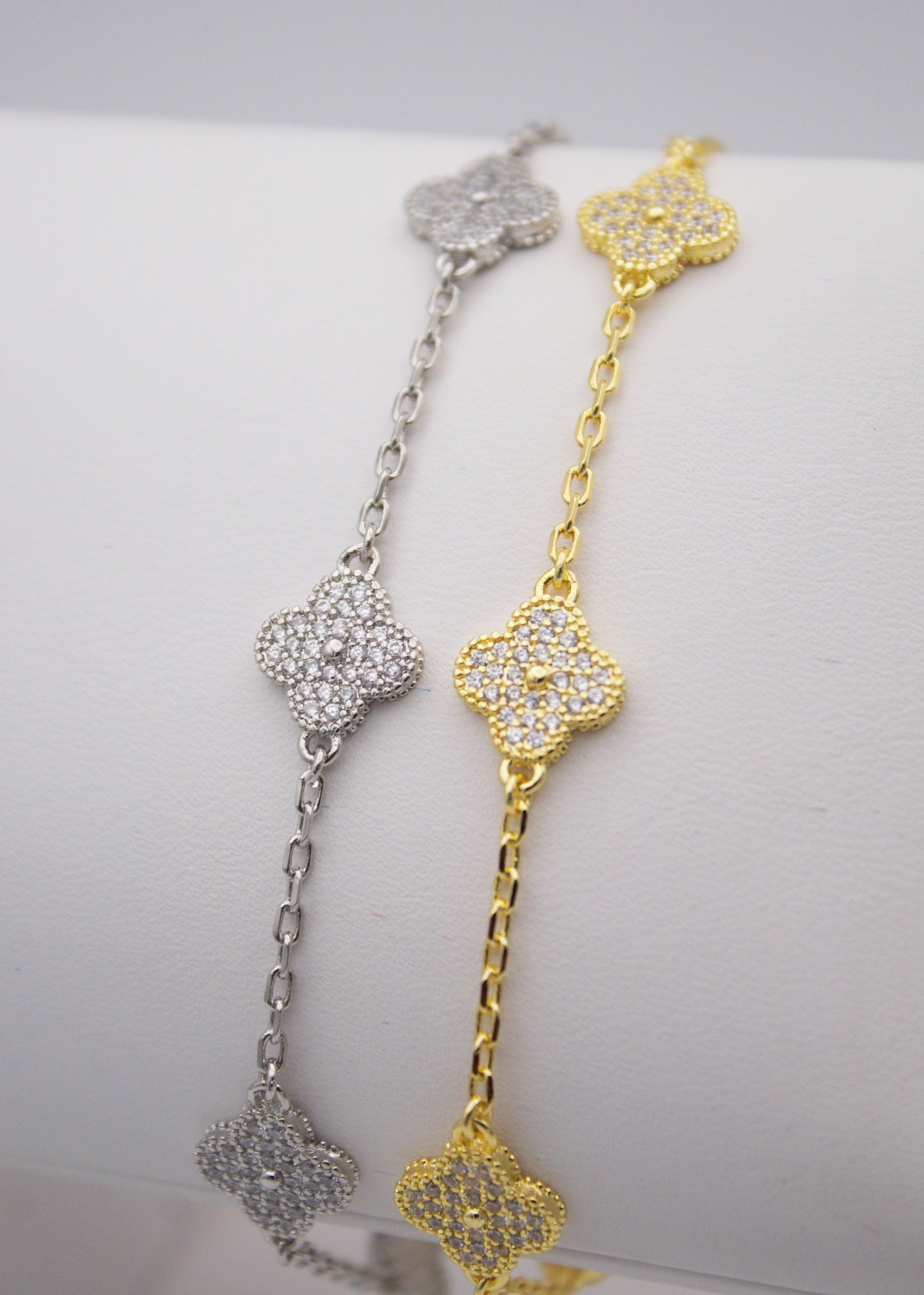 Arpel Clover Silver Bracelet