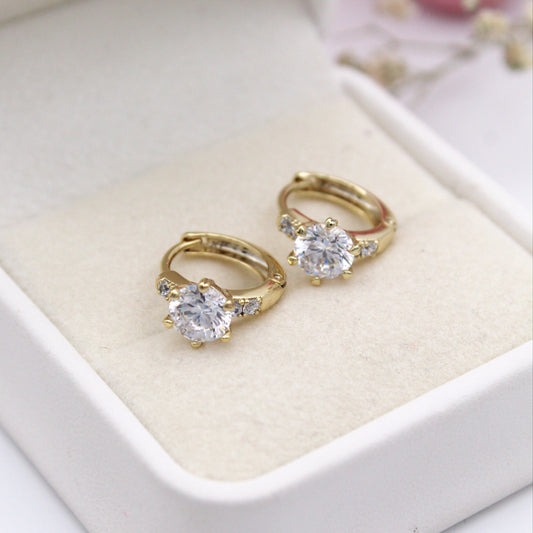 Tania Huggie Earrings