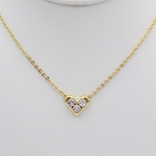 Amalia Heart Gold Necklace