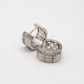 Darany Silver Huggie Earrings